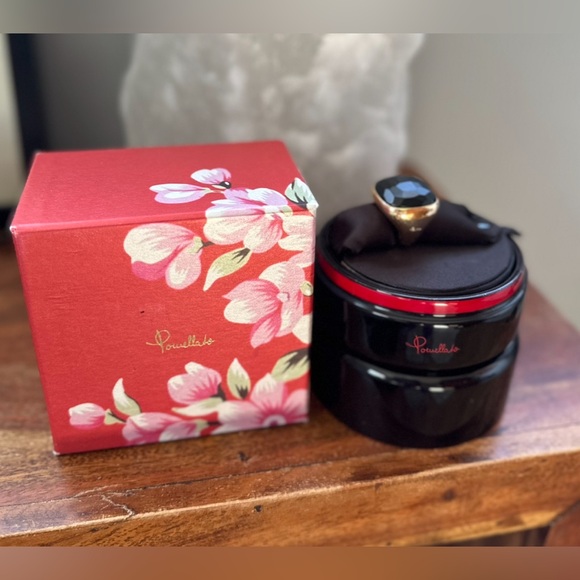 Pomellato Victoria ring in 18 karat rose gold with black jet stone STUNNING RING - Picture 3 of 7